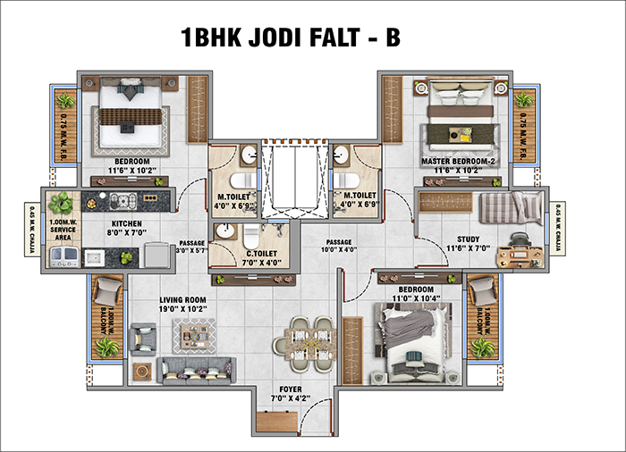 DLF Villas Goa - Master Layout
